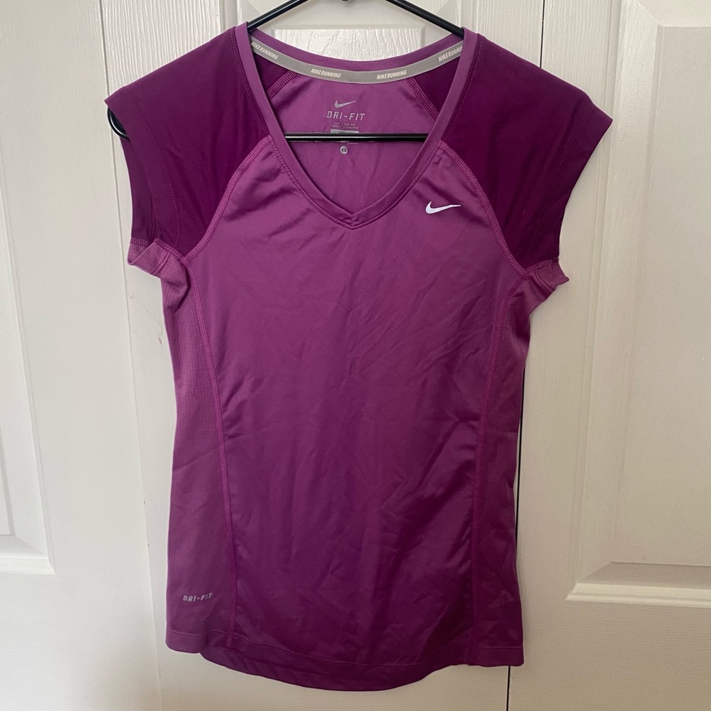Purple Nike Dry Fit Tshirt (XS)